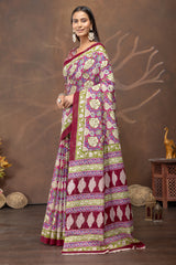 Rangriti Gulnaar Printed Cotton Saree